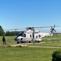 Duikslachtoffer wordt door helikopter naar Delta Medicine gebracht